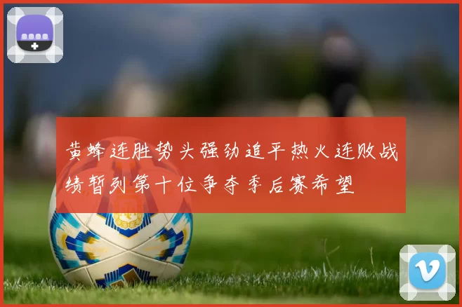 黄蜂连胜势头强劲追平热火连败战绩暂列第十位争夺季后赛希望